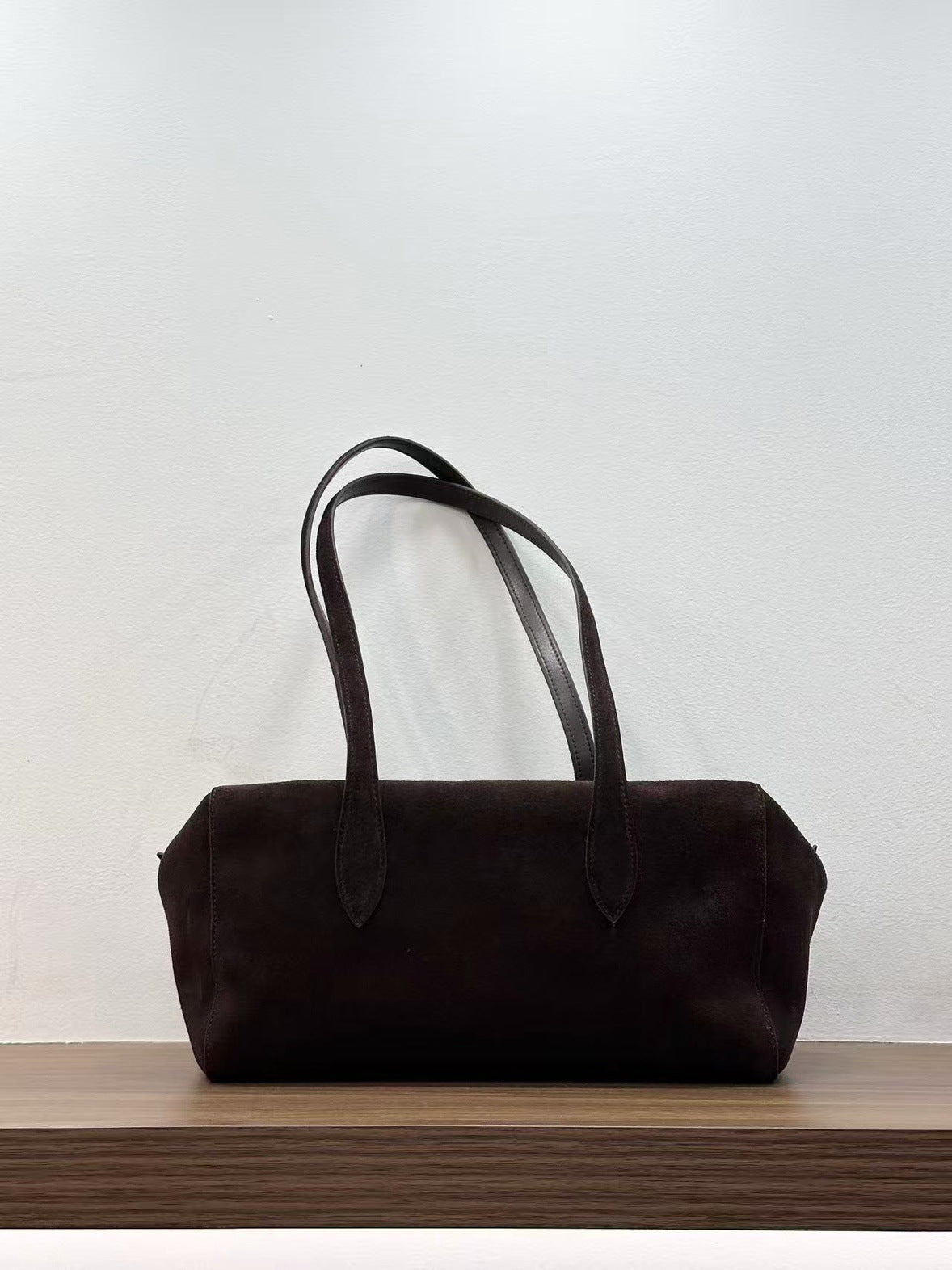 Winter Niche Suede Matte Simple Large Capacity Retro Handbags