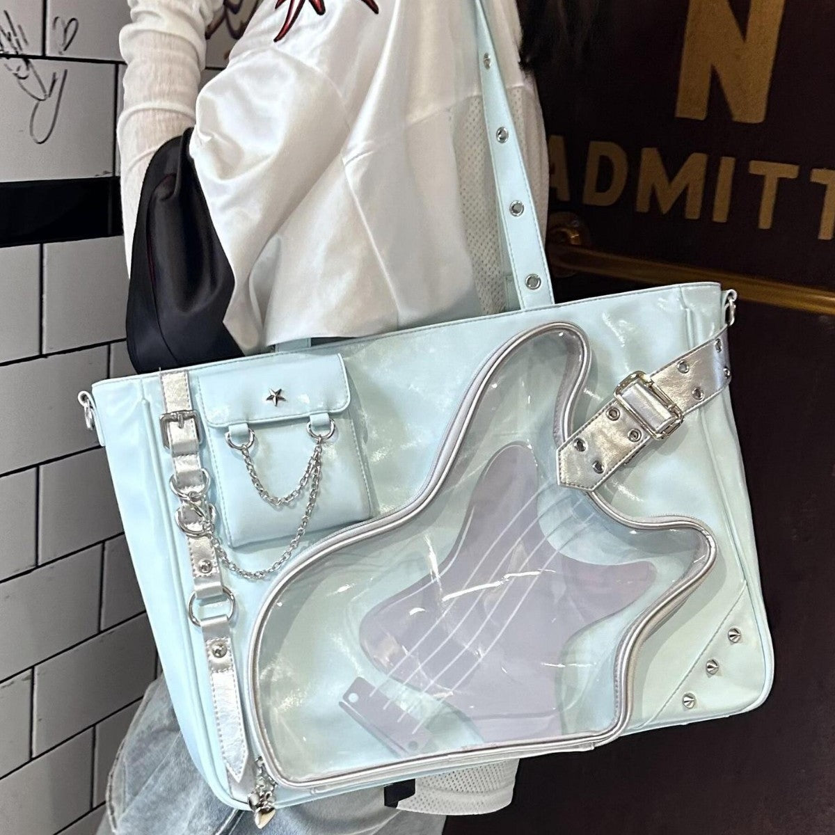 Style Large Capacity Cartoon Millennium Hot Strings Transparent Snacks Bags