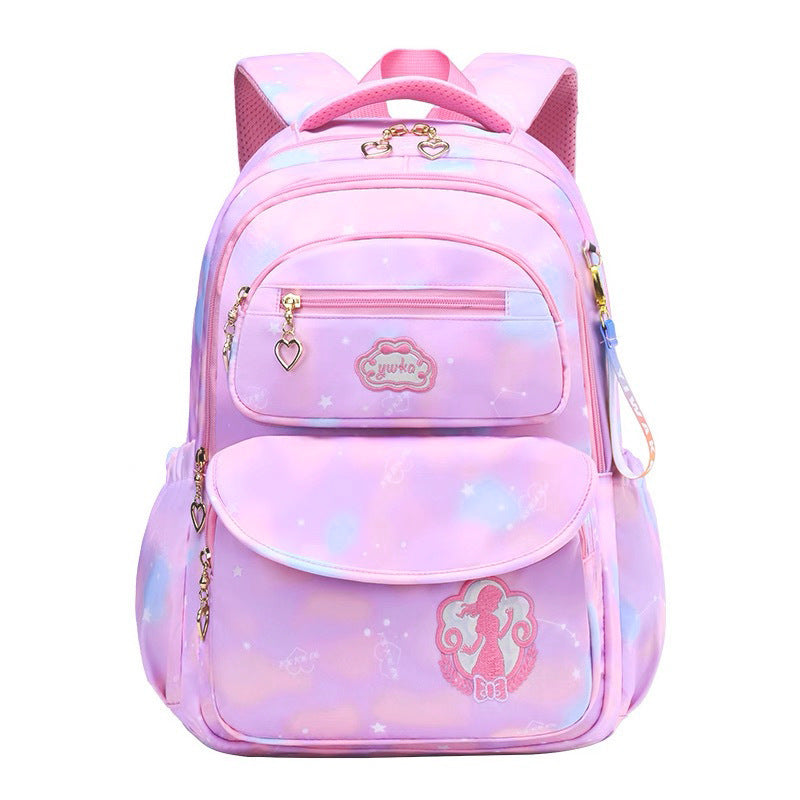 Children's Grade To Korean Style Lightweight Burden Alleviation Primary School Bag