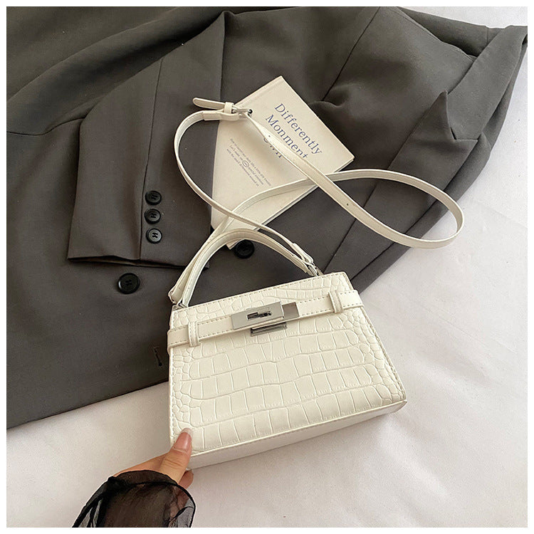 Women's Summer Simple Textured Western Style Niche Commuter Bags