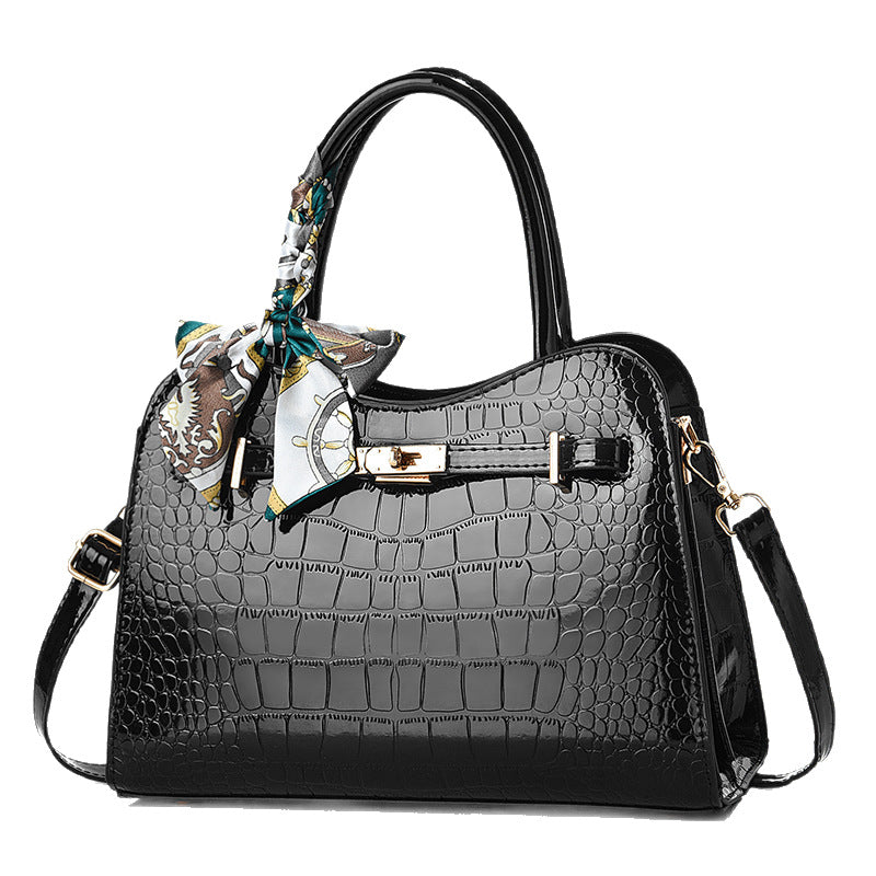 Casual Women's Textured Fashion Commute Leisure Handbags