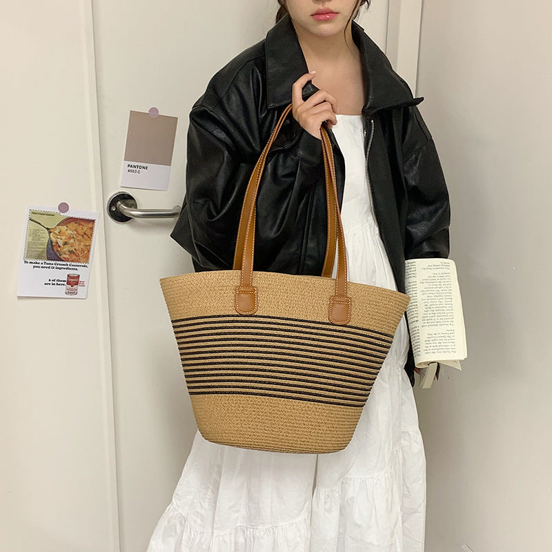 Women's Straw Woven Summer Fashion Seaside Beach Weaving Bags