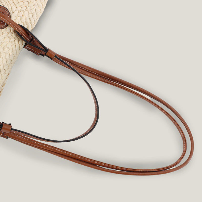 Large Capacity Woven Fashion Paper String Beach Women's Shoulder Bag