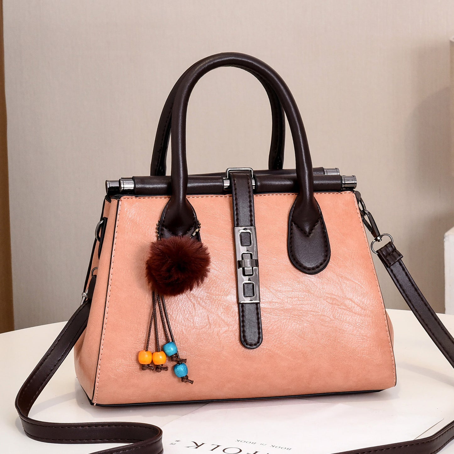 Women's Crocodile Pattern Portable Elegant Fashion Large Capacity Women's Handbag
