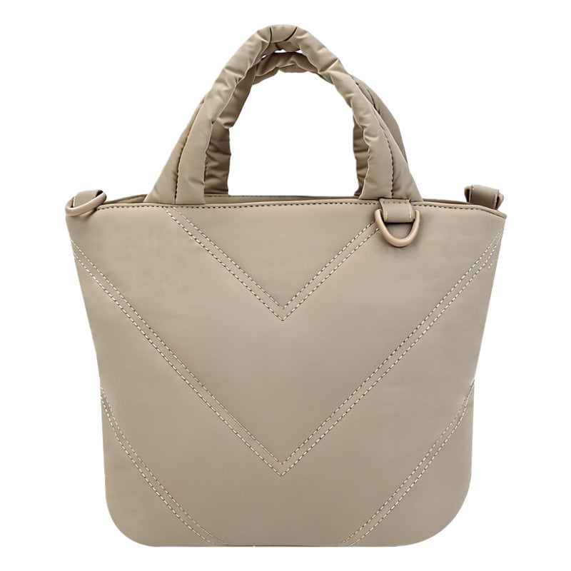 Nylon Fashion Simple Fresh Quilted Commuter Storage Handbags