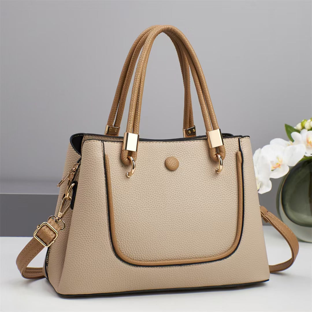 Women's Style Stylish Good Texture Contrast Color Women's Handbag