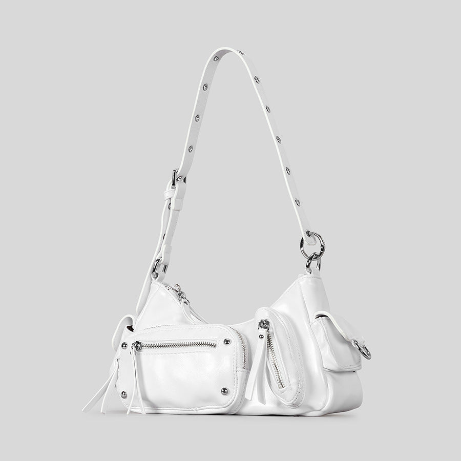 Women's Hot Style Vintage Rivet Underarm Machine Punk Women's Shoulder Bag
