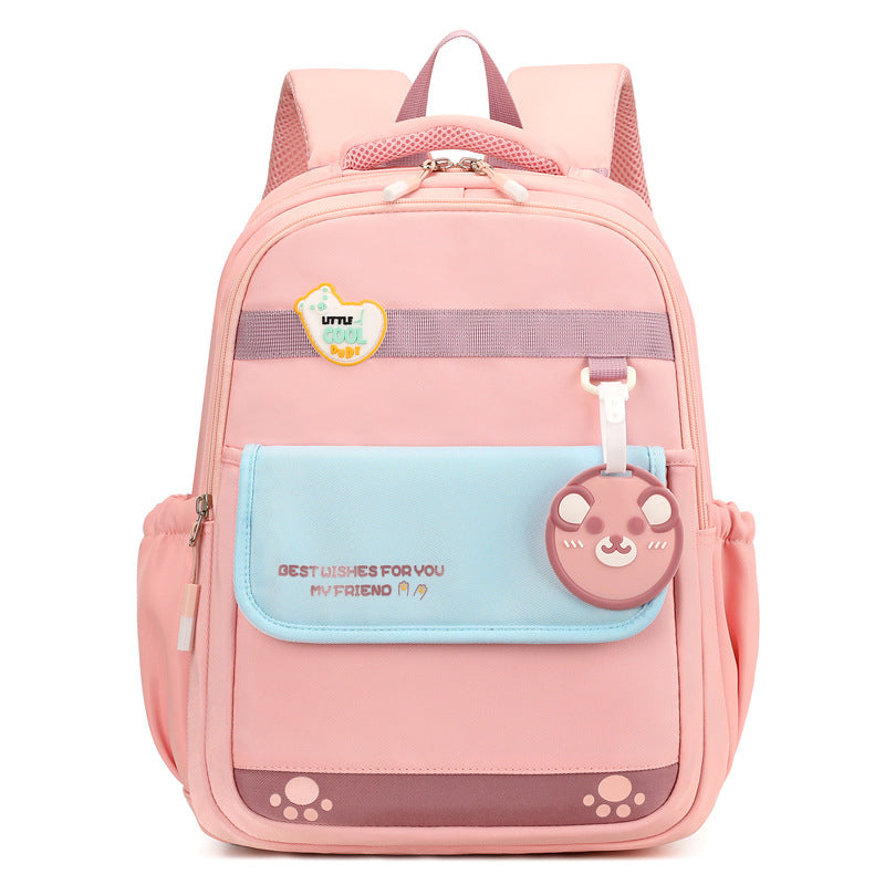 One Two Large Capacity Burden Reduction Spine Protection Primary School Bag