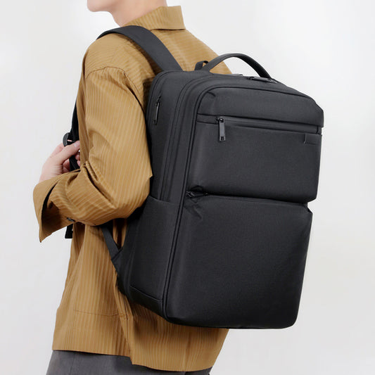Creative Men's Large Capacity Computer Expandable Business Backpack