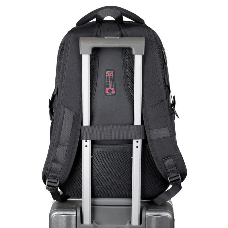 Durable Men's Business Large Capacity Expansion Leisure Backpack