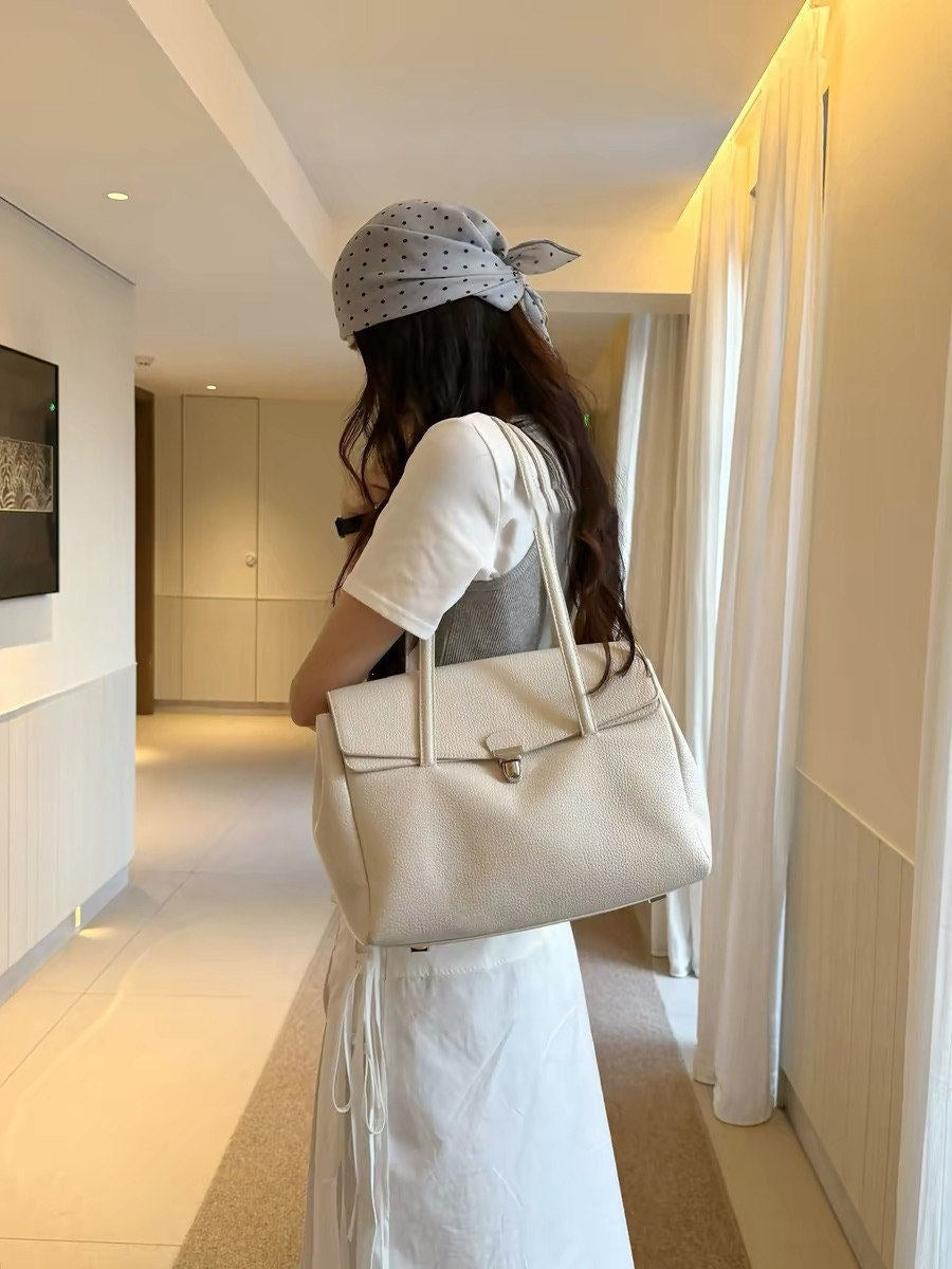 Capacity Flip Elegant Korean Style Commuter Small Square Bag