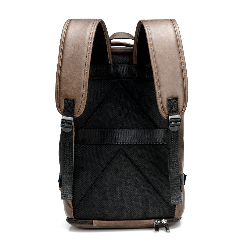 Men's Multifunctional College Style Retro Large Capacity Business Backpack