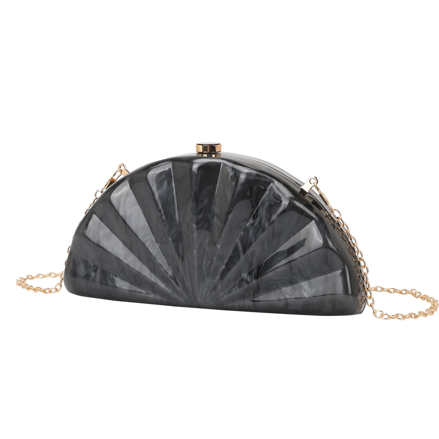 Women's Semicircle Fan-shaped Acrylic Fashion Wedding Dinner Bag