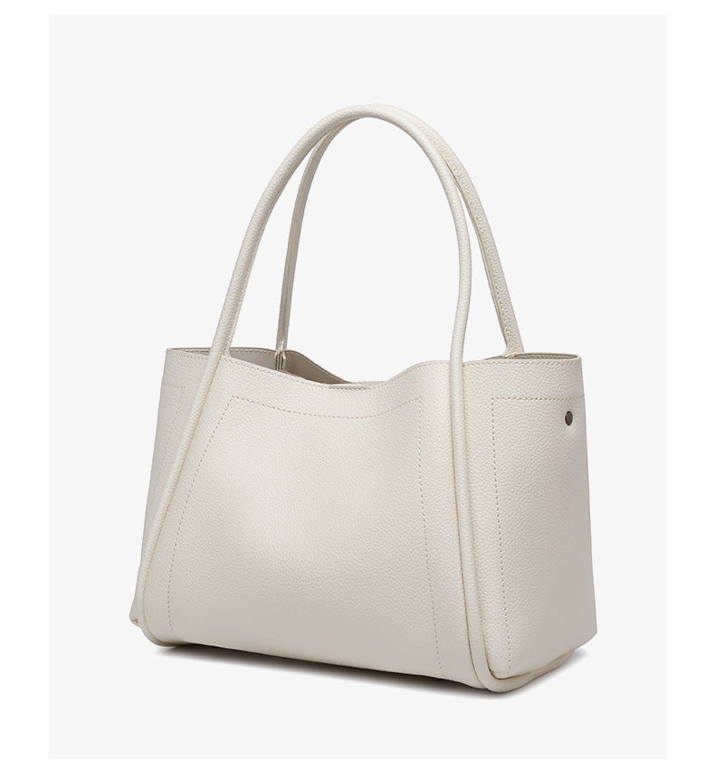 Women's Elegant Soft Leather Light Luxury Vegetable Basket Bags