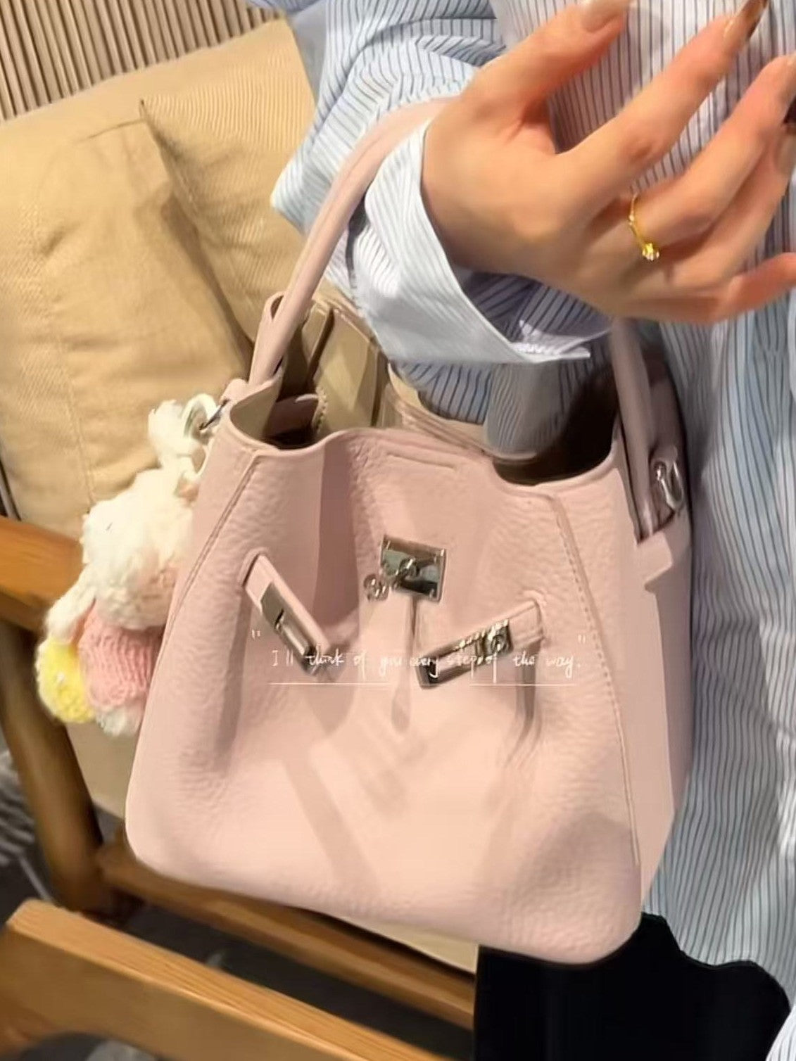 Fashionable Cross Body High-grade Simple Portable Vegetable Basket Bucket Bags