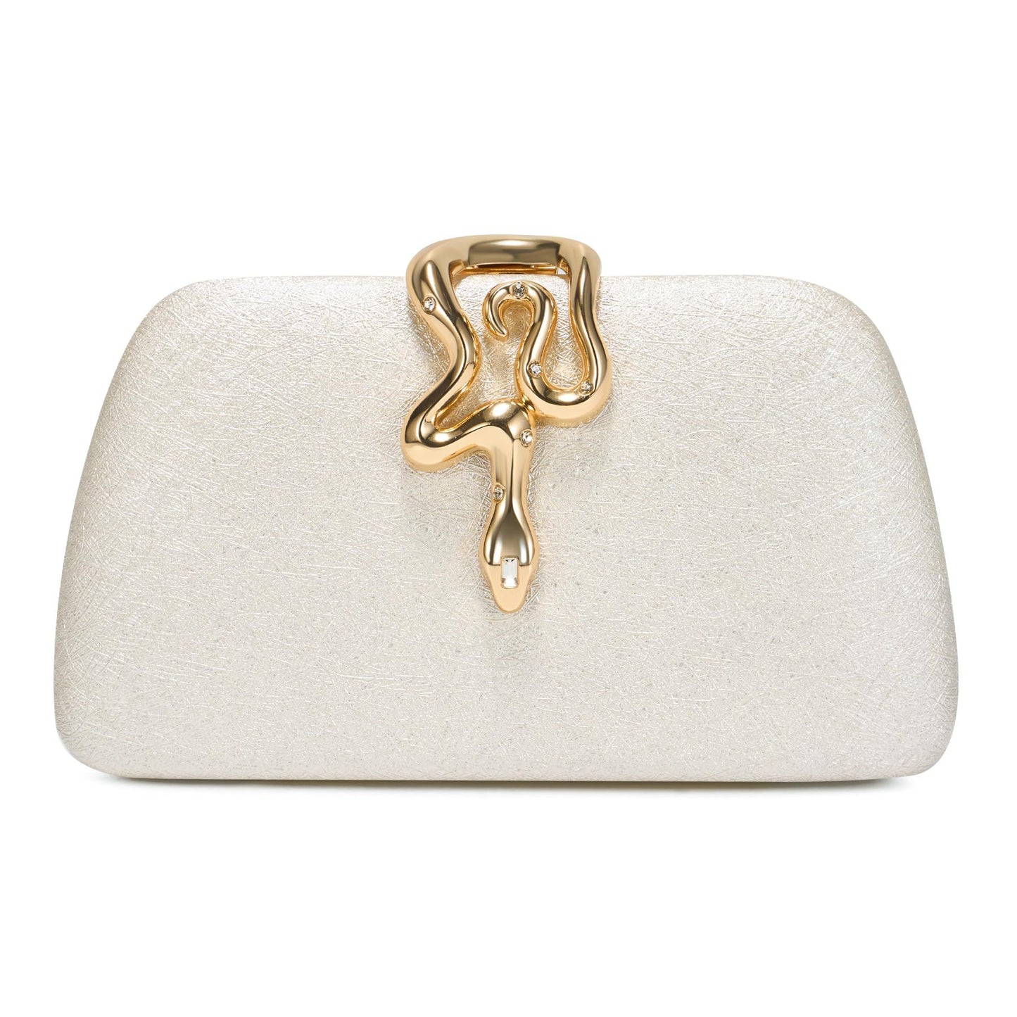 Slouchy Women's Snake-shaped Clutch Dress Garment Dinner Bag
