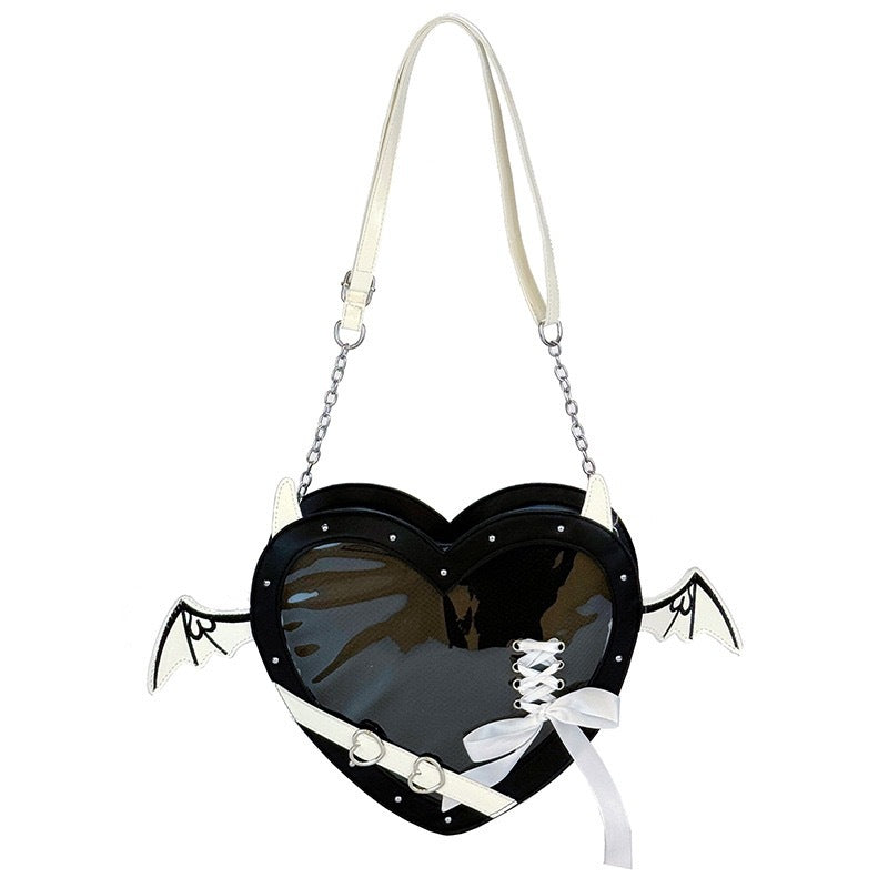 Style Snack Volume Heart-shaped Cartoon Two-dimensional Backpacks