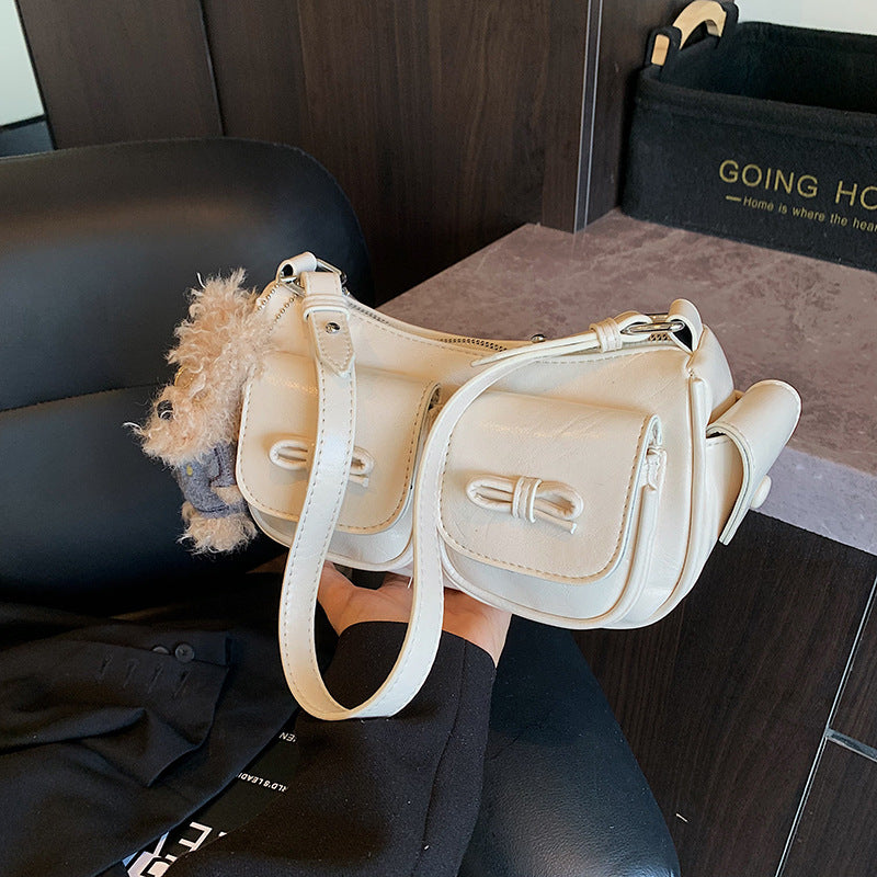 Women's Retro Fashion Minimalism Denim Underarm For Women's Shoulder Bag