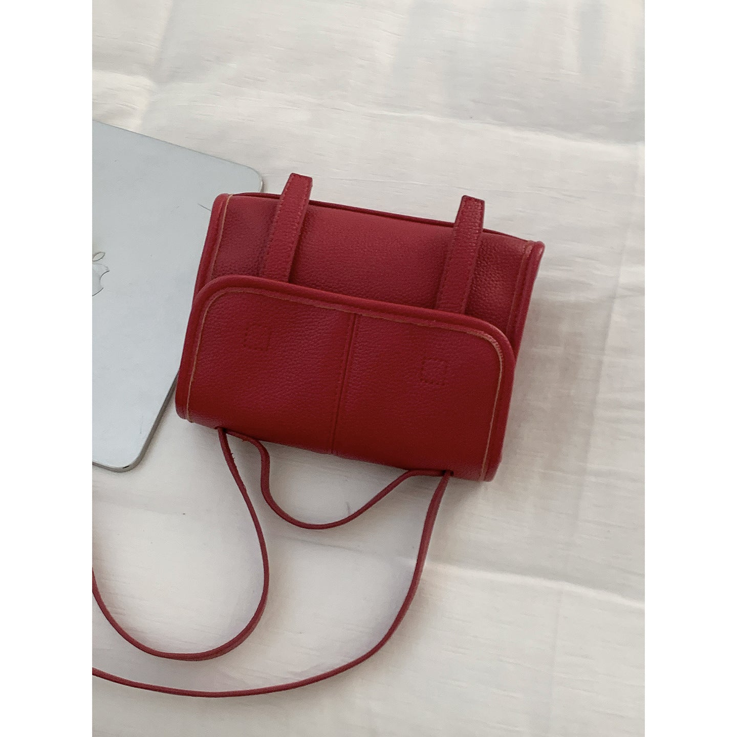 Women's Korean Style Fashion Carrying Simple Cambridge Small Square Bag
