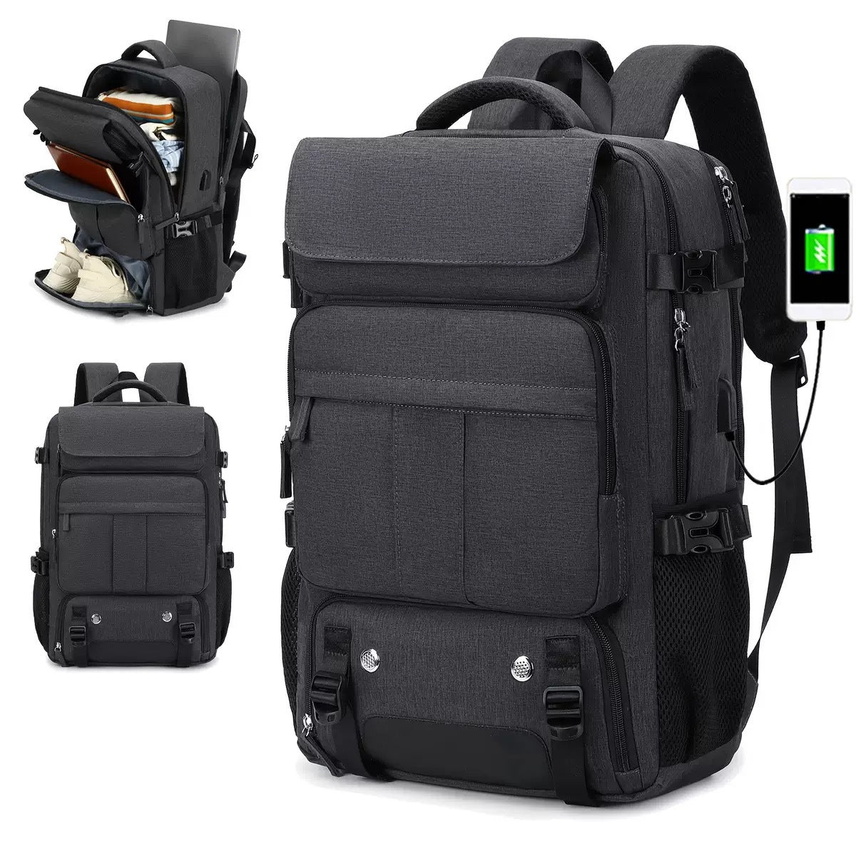 Men's Large Capacity High-grade Hiking Waterproof Backpacks