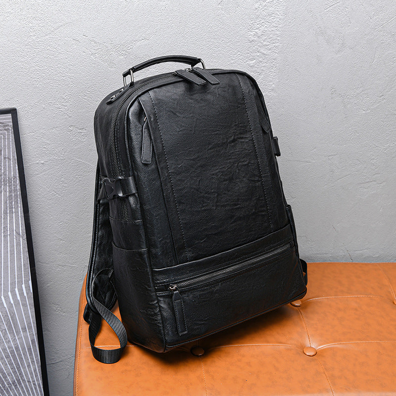 Men's Simple Commute Computer Fashion Trend Business Backpack