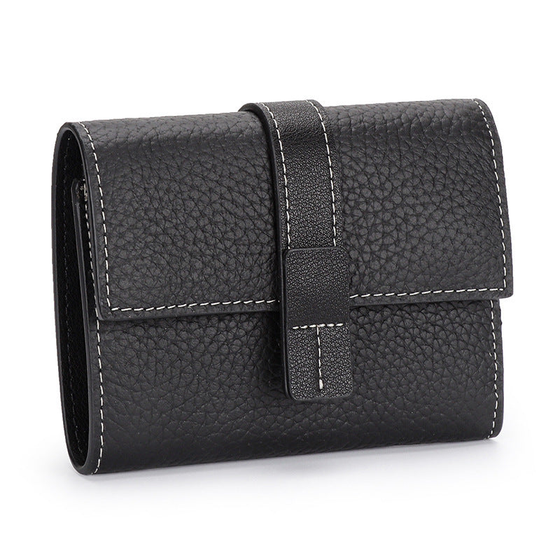 Women's Trifold Large Capacity Zipper Pocket Fashion Ladies Wallet