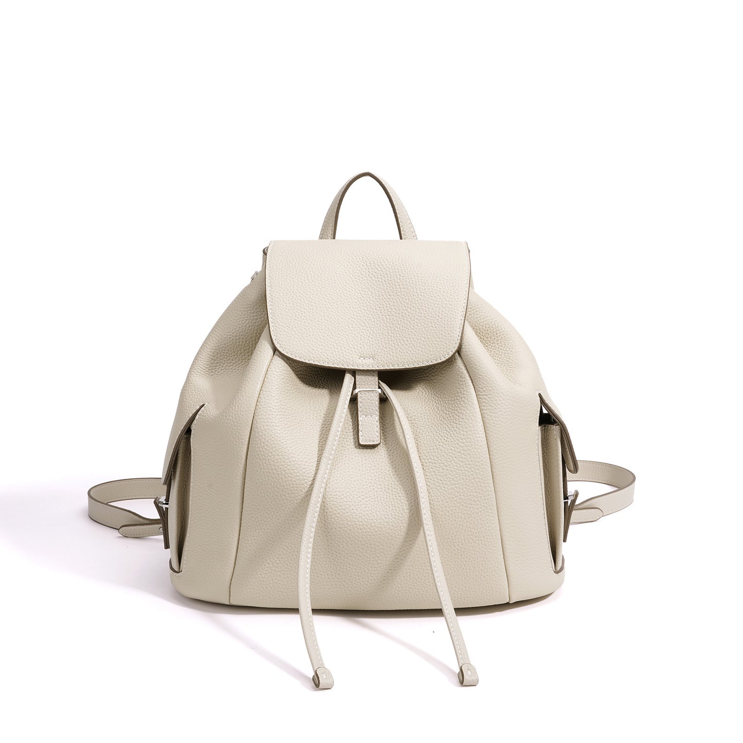 Women's First Layer Cowhide Street Trendy Fashion Backpacks