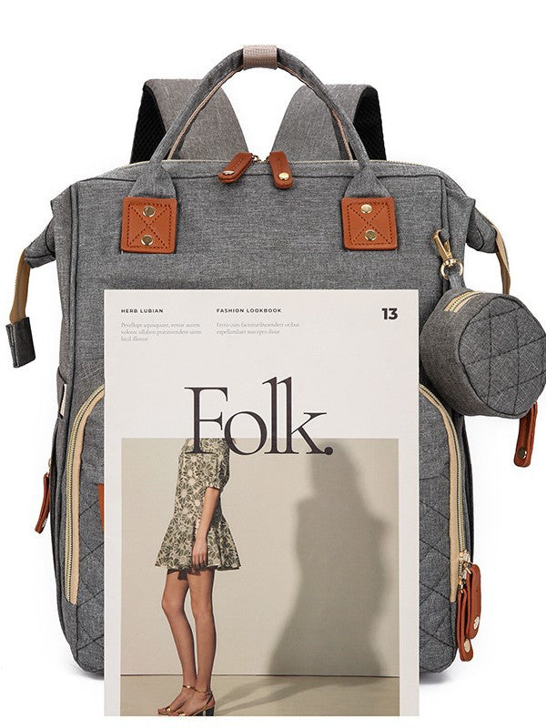 Large Capacity Portable Diaper Can Be Mummy Bag
