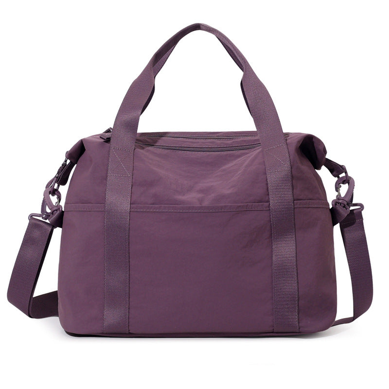 Women's Solid Color Simple Mummy Diaper Canvas Handbags