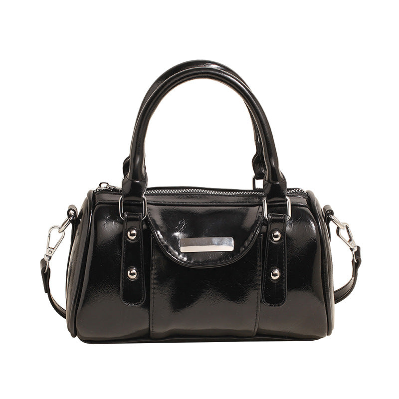 Women's Minority High-grade Oil Wax Leather Trendy Fashion Bags