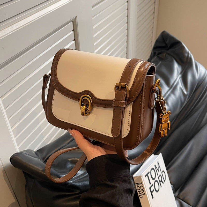Women's Spring Versatile Fashion Retro Design Small Square Bags