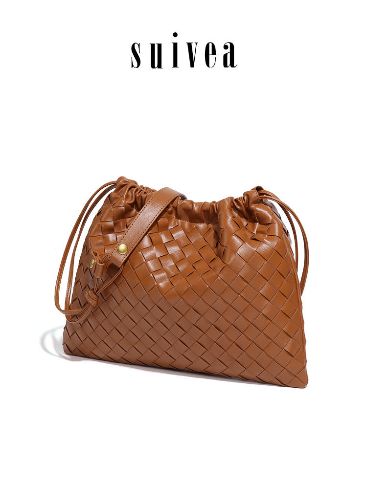 Woven Pleated Garbage Minimalist Lazy Cloud Advanced Feeling Bags