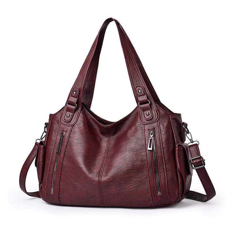 Attractive Elegant Women's Motorcycle Fashion Retro Tote Bag