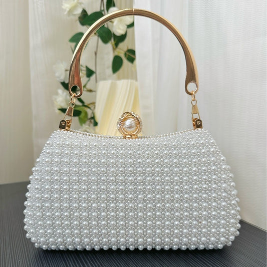 Comfortable Trendy Elegant Pearl Dress Party Bags