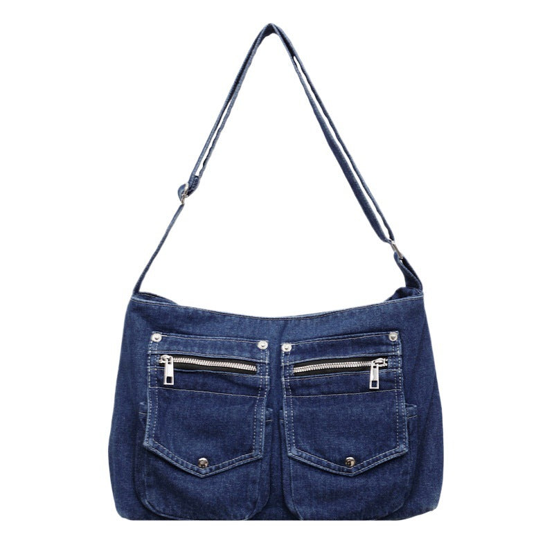 Women's Korean Style Retro Commuter Spring Denim Bags