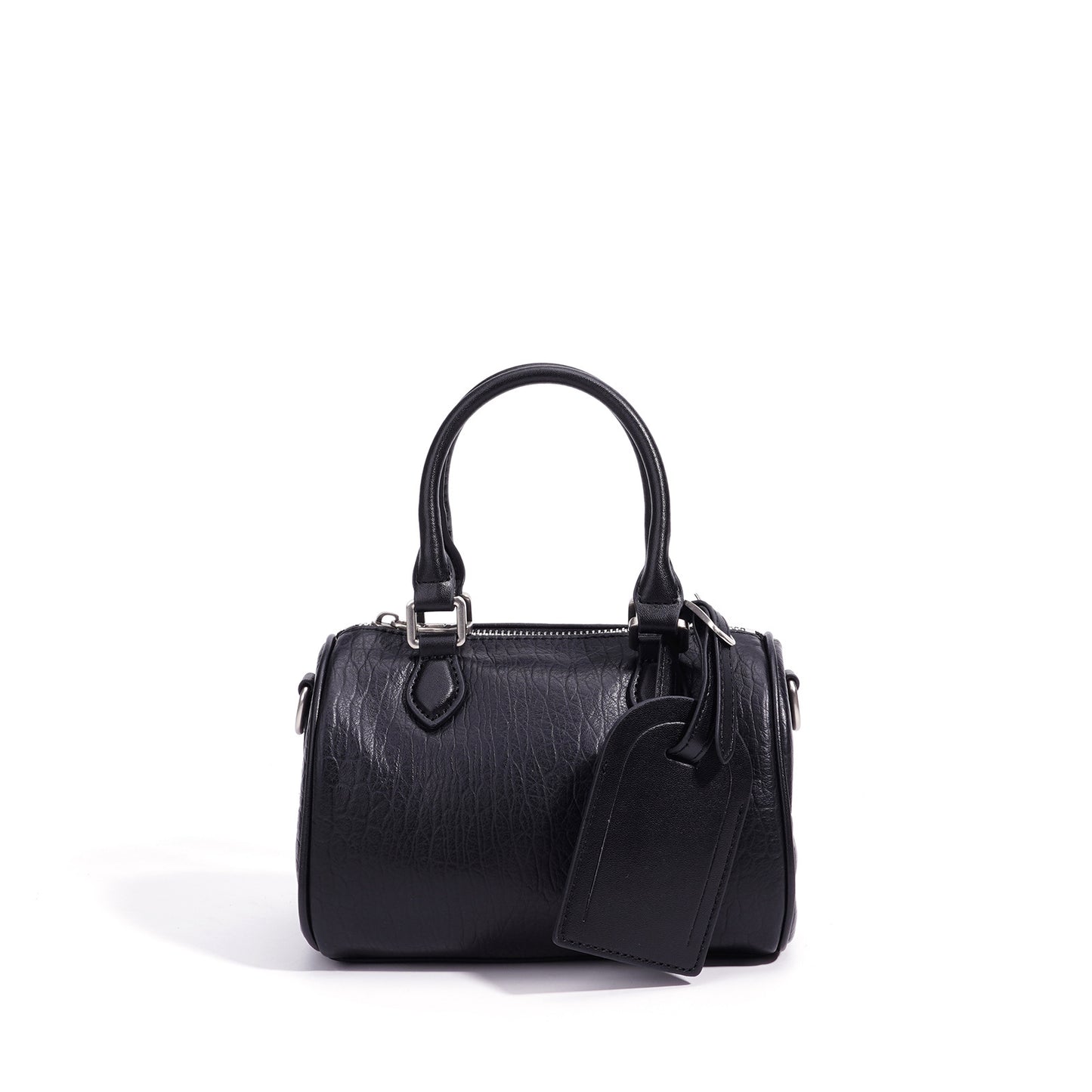 Women's Advanced Simple Texture Genuine Leather Portable Pillow Boston Niche Bags