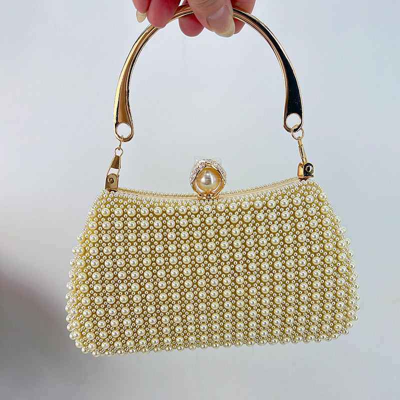 Pearl Cheongsam Dress Party Hand Underarm Handbags