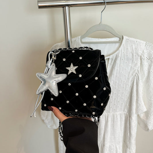Classic Style Diamond Chain Underarm Female Women's Shoulder Bag