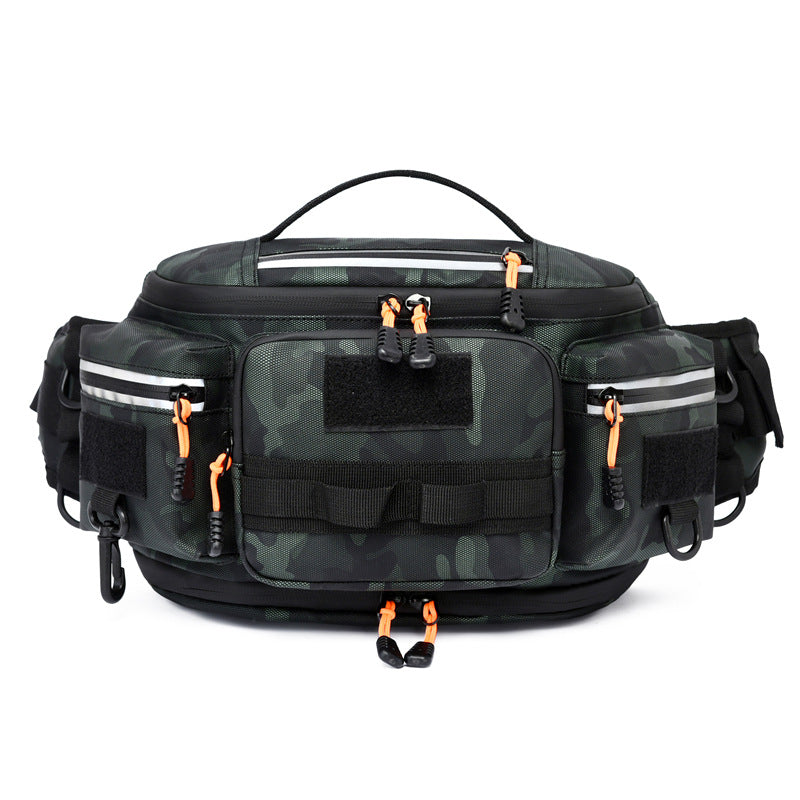 Men's Large Capacity Riding Motorcycle Fishing Gear Lure Men's Fanny Pack