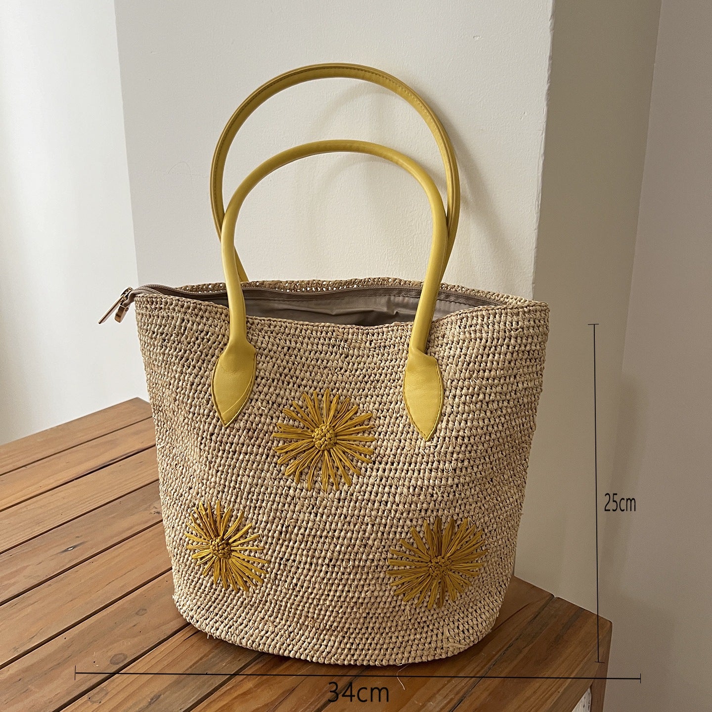 Women's Raffia Woven Summer Seaside Vacation Style Women's Shoulder Bag
