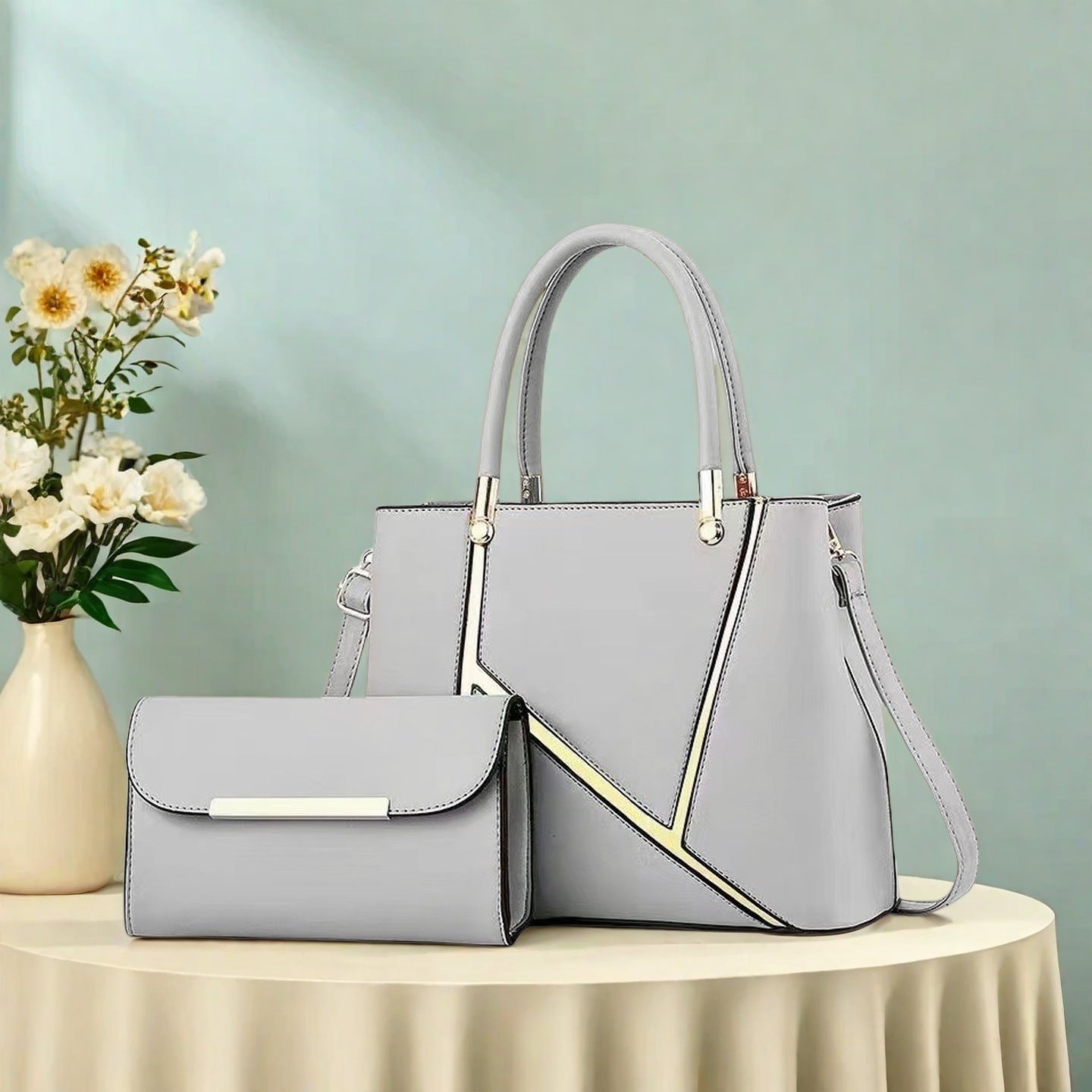 Women's Trendy Fashion Style Large Capacity Portable One Women's Messenger Bag