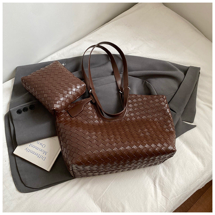 Women's Design Vintage Weave Large Capacity Totes Mother Tote Bag