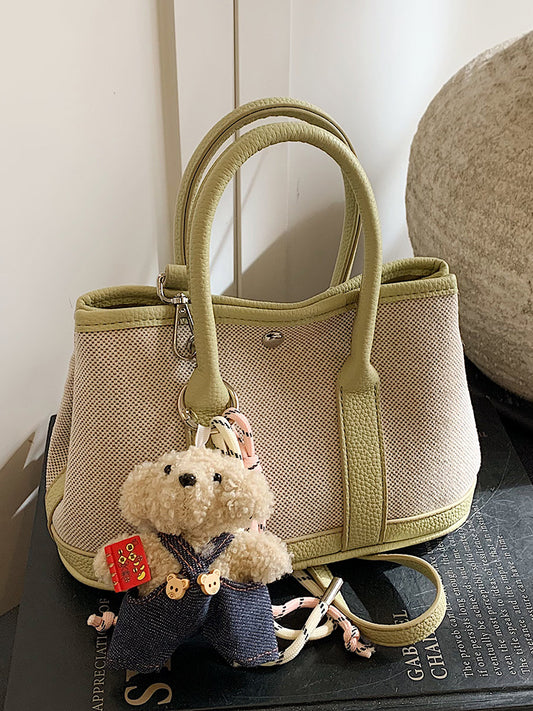 Women's Today Popular Niche Stylish Korean Temperament Contrast Color Hand Holding Women's Messenger Bag