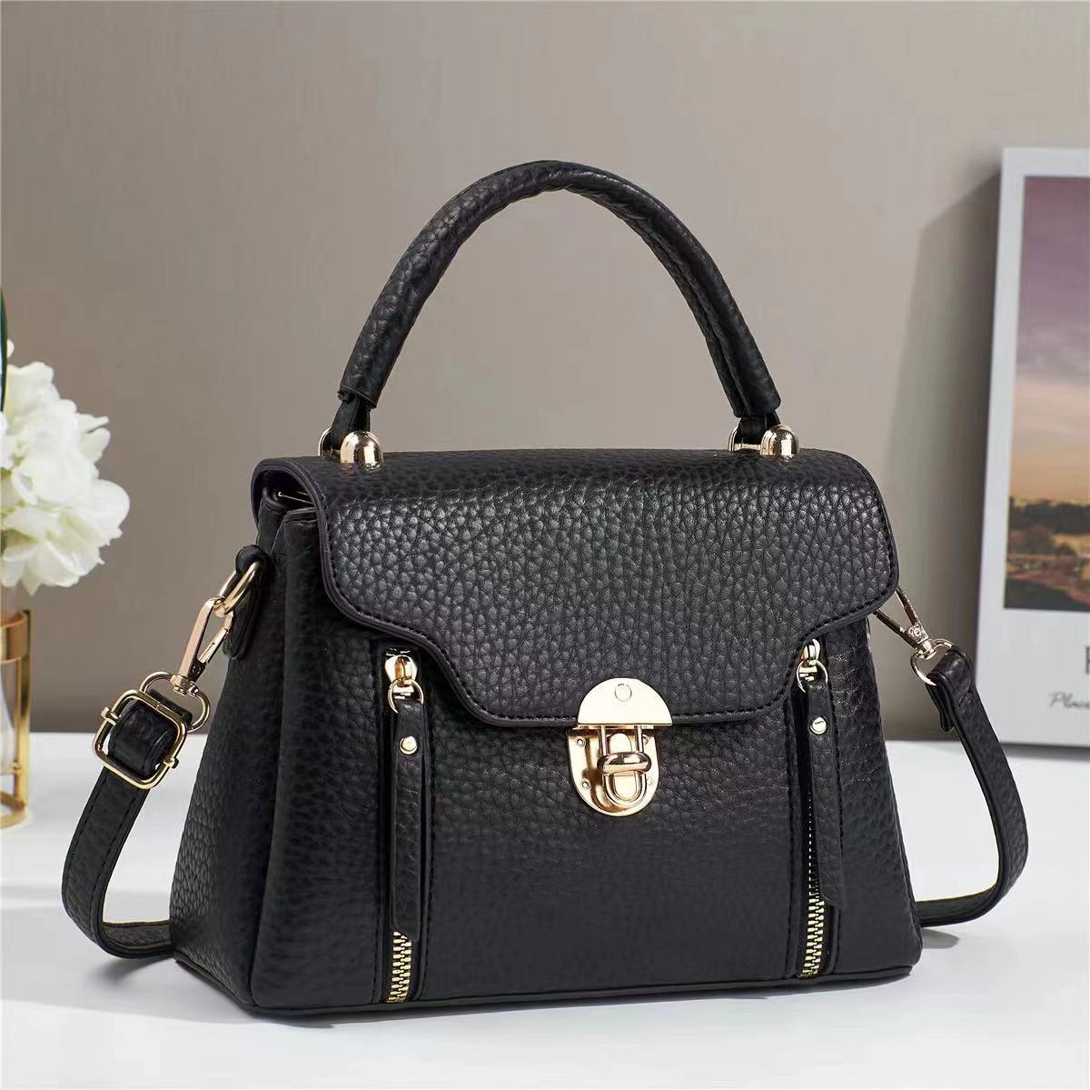 Women's Macaron Fashion Twist Flap Pouch Women's Messenger Bag