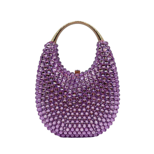 Women's Diamond Clutch Light Luxury Oval Portable Bags