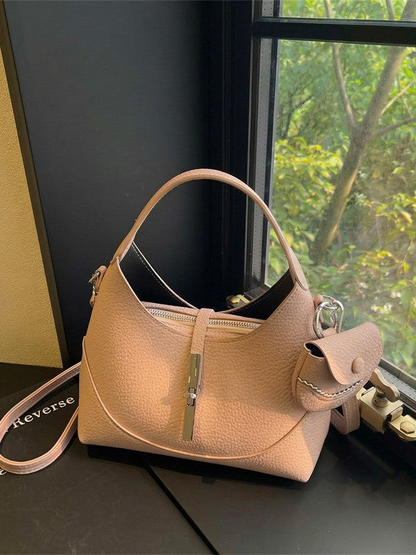 Women's Korean Style Niche Soft Leather Lazy Temperament Women's Messenger Bag