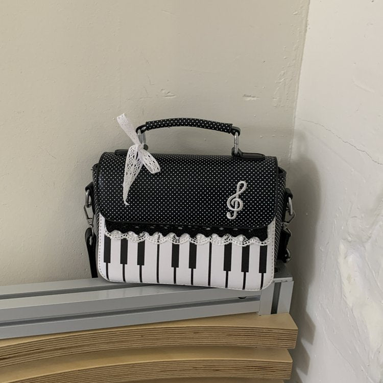 Women's Fashion Lace Piano Note Polka Dot Women's Messenger Bag