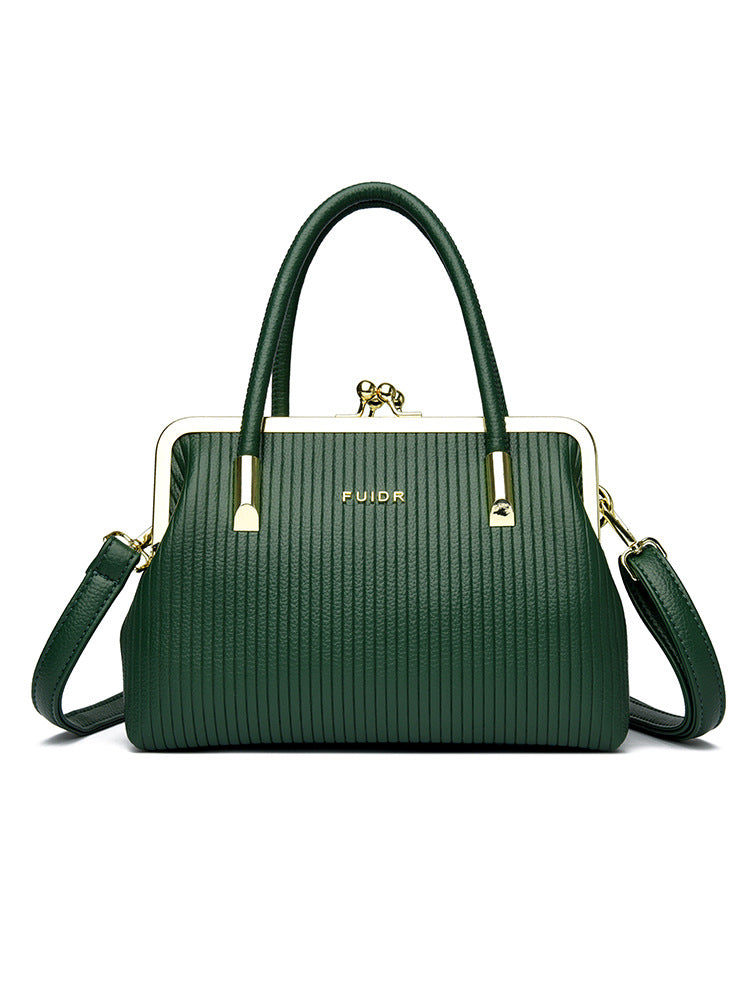 Women's Mom Large Capacity Fashion Good-looking Clip Women's Messenger Bag