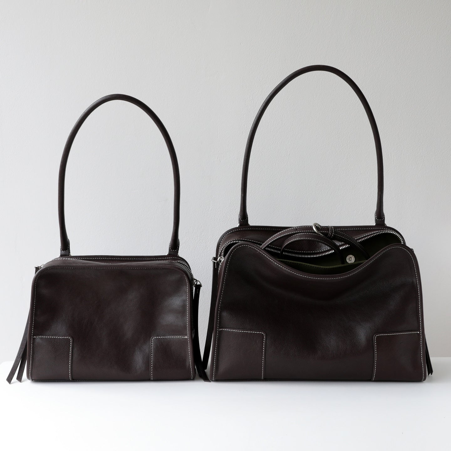 Women's Capacity Vegetable Tanning Leather Underarm Relaxed Lazy Women's Shoulder Bag
