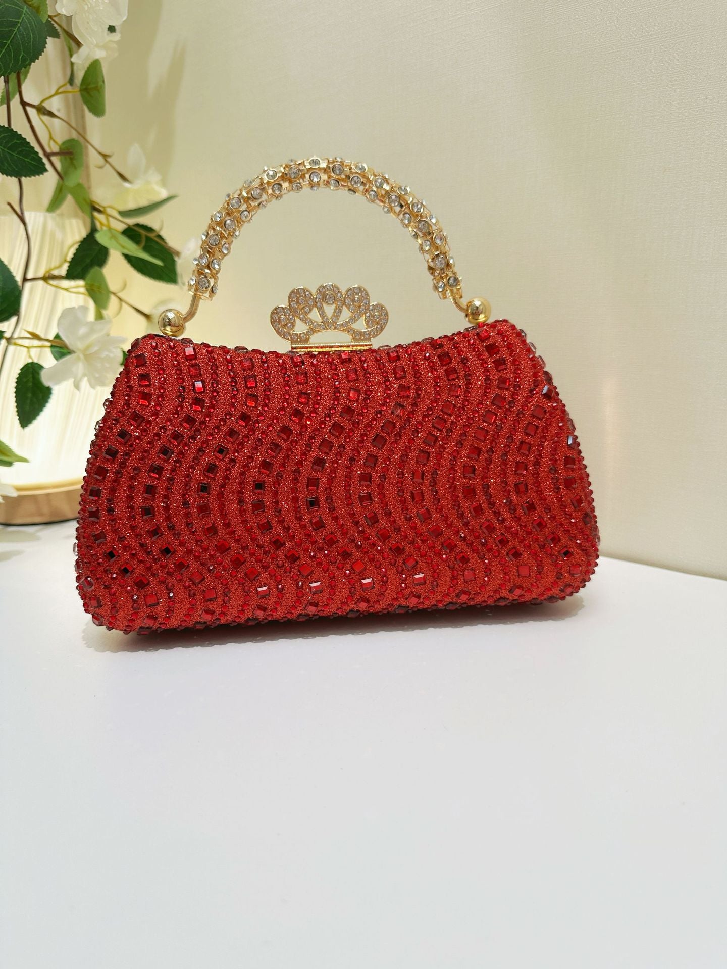 Women's Fashion Personalized Rhinestone Banquet Dress Refined Dinner Bag